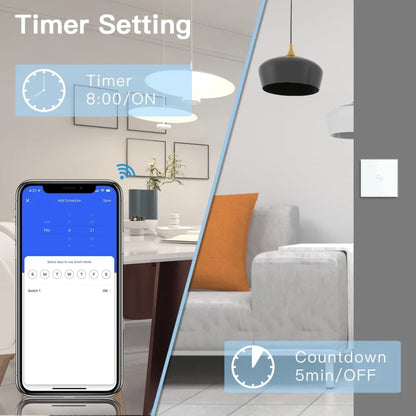 Bseed Smart Wifi Touch Switch 1 Gang - Dansmart Elektrotech