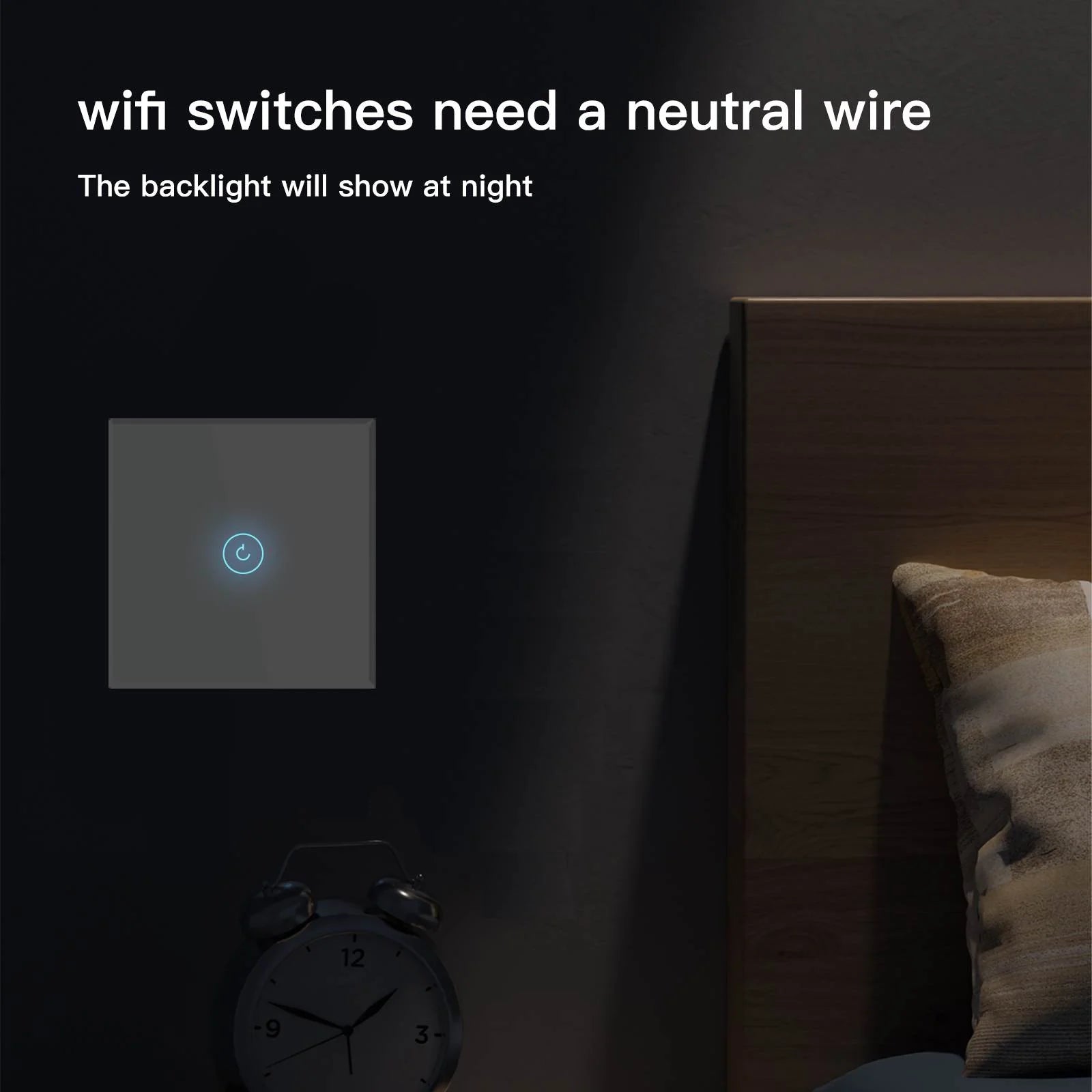 Bseed Smart Wifi Touch Switch 1 Gang - Dansmart Elektrotech