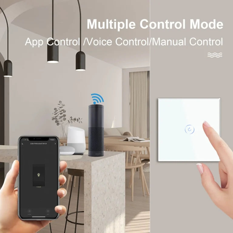Bseed Smart Wifi Touch Switch 1 Gang - Dansmart Elektrotech
