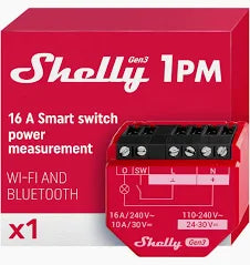 Shelly 1PM Gen3 - Dansmart Elektrotech