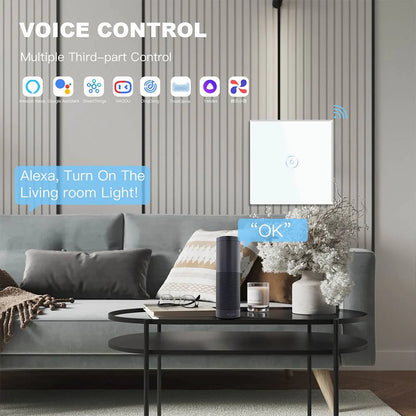 Bseed Smart Wifi Touch Switch 1 Gang - Dansmart Elektrotech