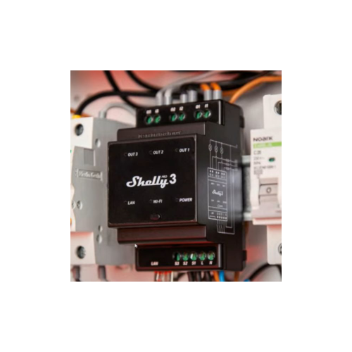 Shelly Pro 3 - Dansmart Elektrotech