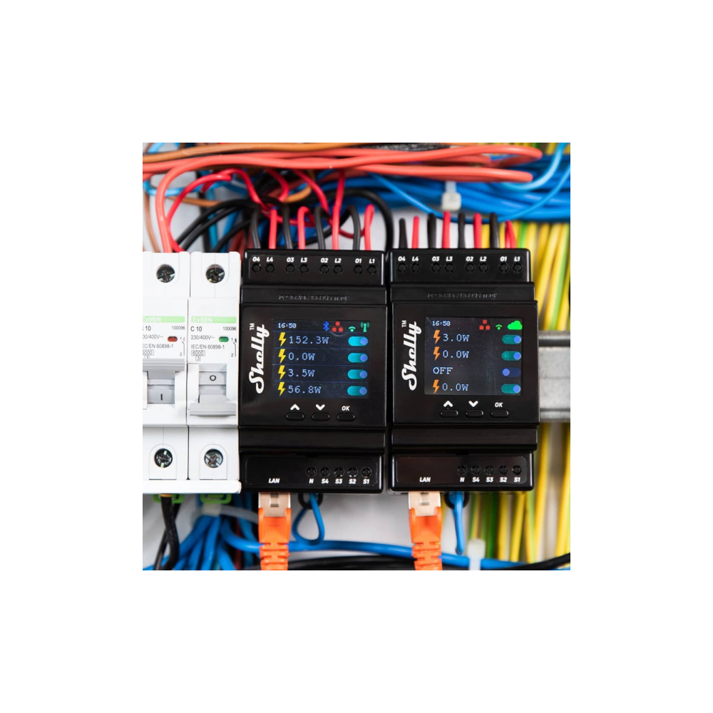 Shelly Pro 4PM - Dansmart Elektrotech
