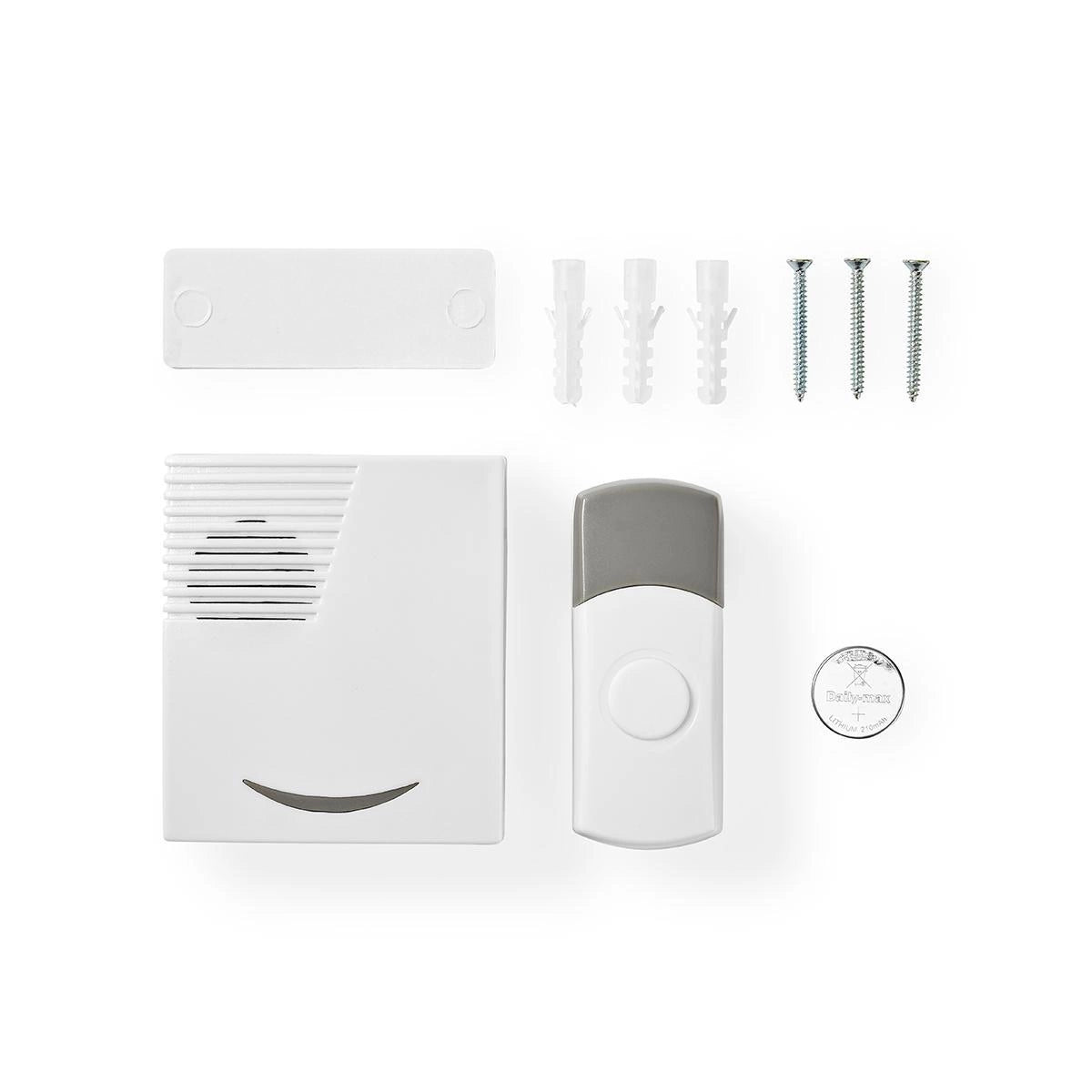 Wireless Doorbell Set Battery Powered, with 36 Melodies - Dansmart Elektrotech