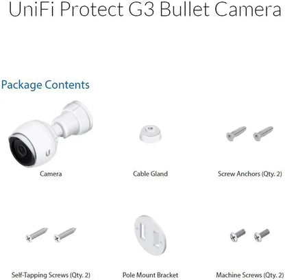 UniFi G4 Series UVC-G4-BULLET 4MP Outdoor Bullet Camera - Dansmart Elektrotech
