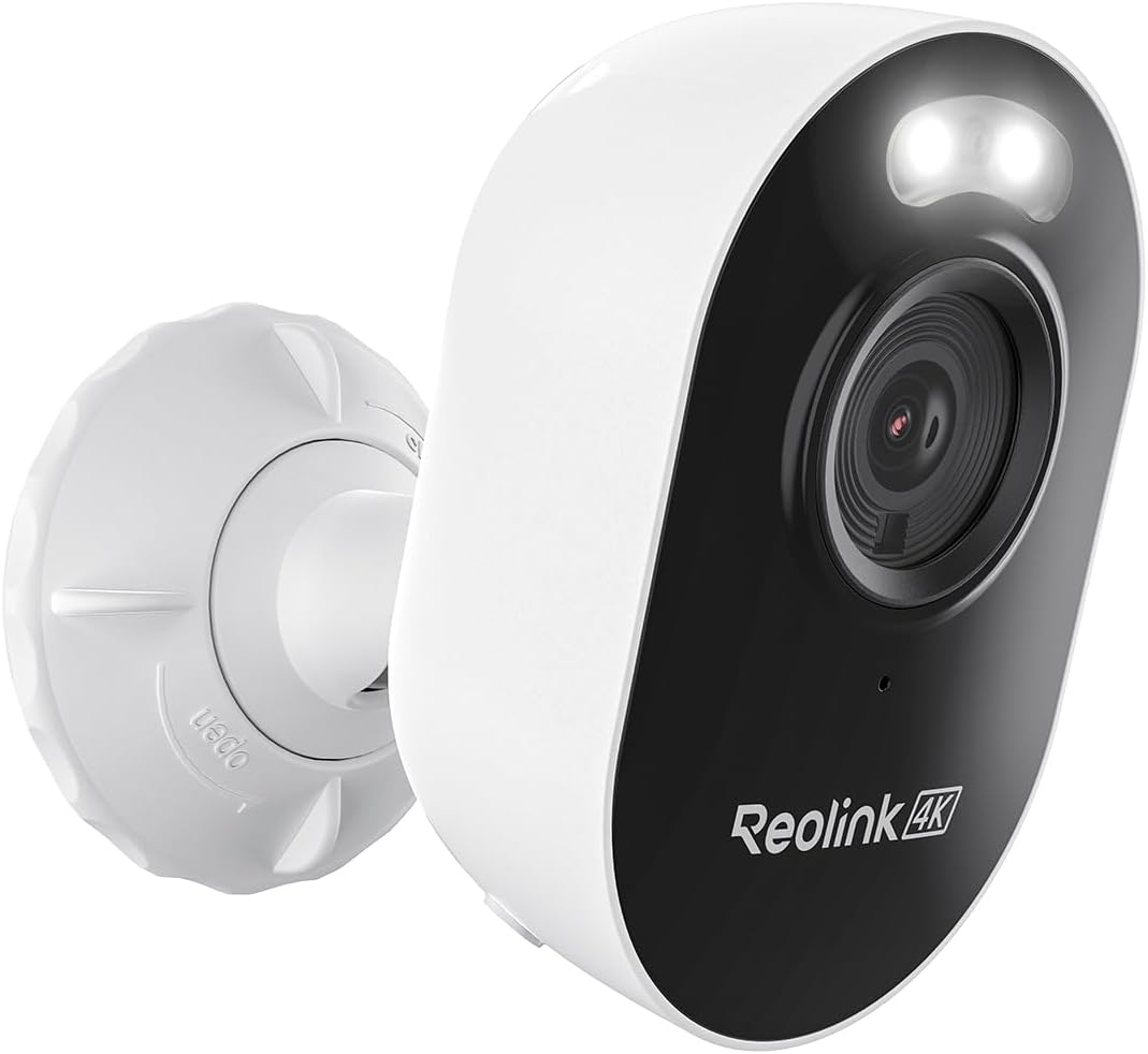 REOLINK 4K Outdoor Security Camera, 2.4/5GHz Wi-Fi 6, AI Detection, Sp ...