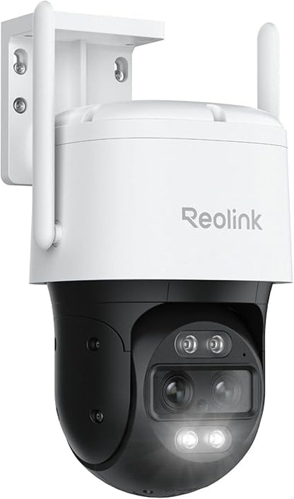 REOLINK 4K Wired WiFi Outdoor Security Camera, 8MP Dual Lens, 360 PTZ Camera, Auto Tracking, 2.4/5GHz Wi-Fi Smart Person/ - Dansmart Elektrotech