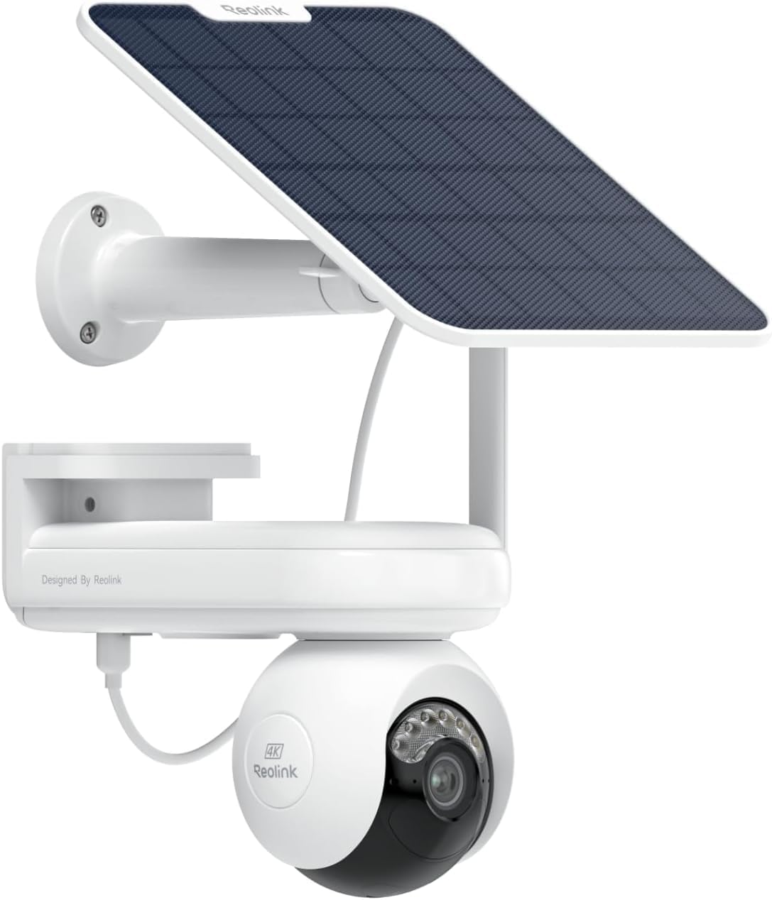 REOLINK Altas PT Ultra - 4K Solar Security Cameras Wireless Outdoor, 500 Days Battery Life, ColorX Night Vision, 360° Pan Tilt Auto Tracking, Dual-Band Wi-Fi 6 Cameras - Dansmart Elektrotech