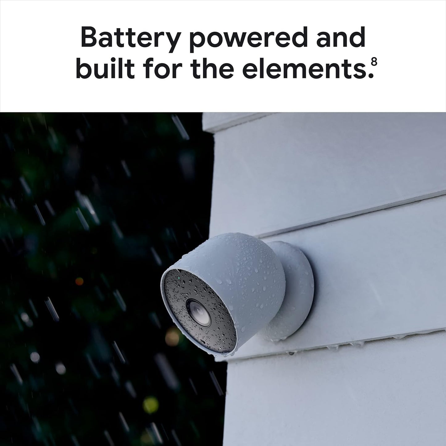 Google Nest Cam Outdoor or Indoor, Battery - 2nd Generation - 1 Pack - Dansmart Elektrotech
