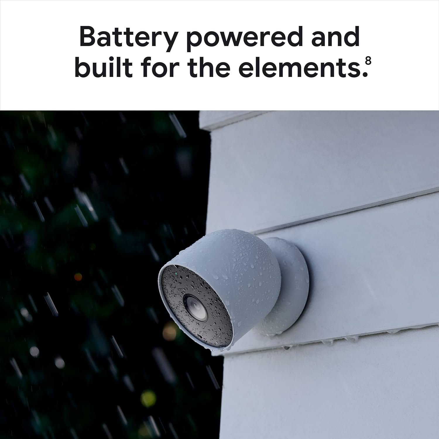 Google Nest Cam Outdoor or Indoor, Battery - 2nd Generation - 1 Pack - Dansmart Elektrotech