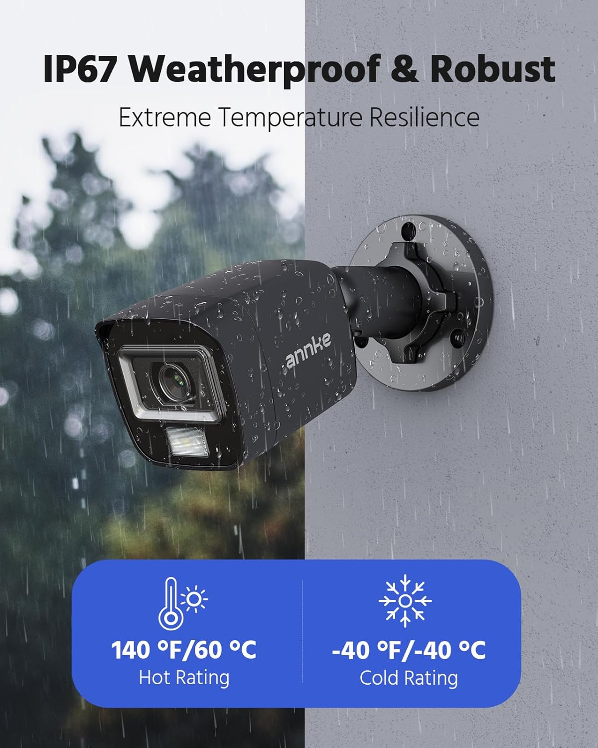 ANNKE 3K Lite Wired Security Camera System Outdoor with AI Human/Vehicle Detection, 8CH H.265+ DVR and 8 x 1920TVL 2MP IP67 Home CCTV Cameras with Smart Dual Light, Color Night&nbsp;Vision, 1 - Dansmart Elektrotech