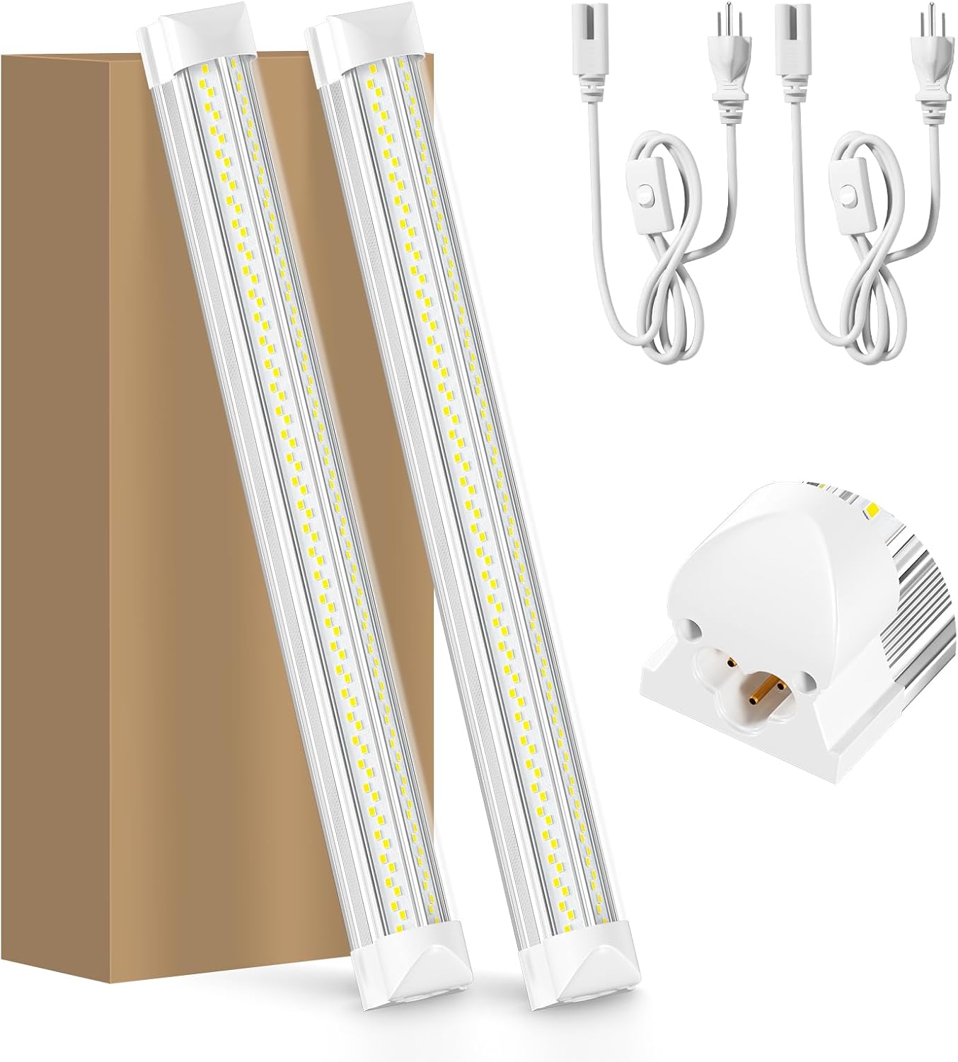 LED Shop Lights, LED Tube Light 25W 6000K, Garage Lighting, Super Bright, Under Cabinet Lighting, - Dansmart Elektrotech
