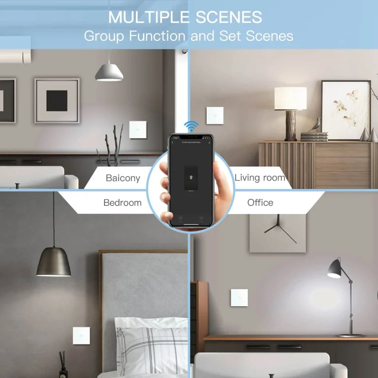 Bseed Smart Wifi Touch Switch 1 Gang - Dansmart Elektrotech