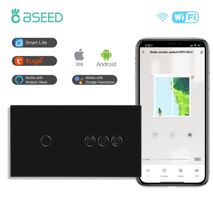 BSEED WiFi 1/2/3 Gang Switch - Dansmart Elektrotech