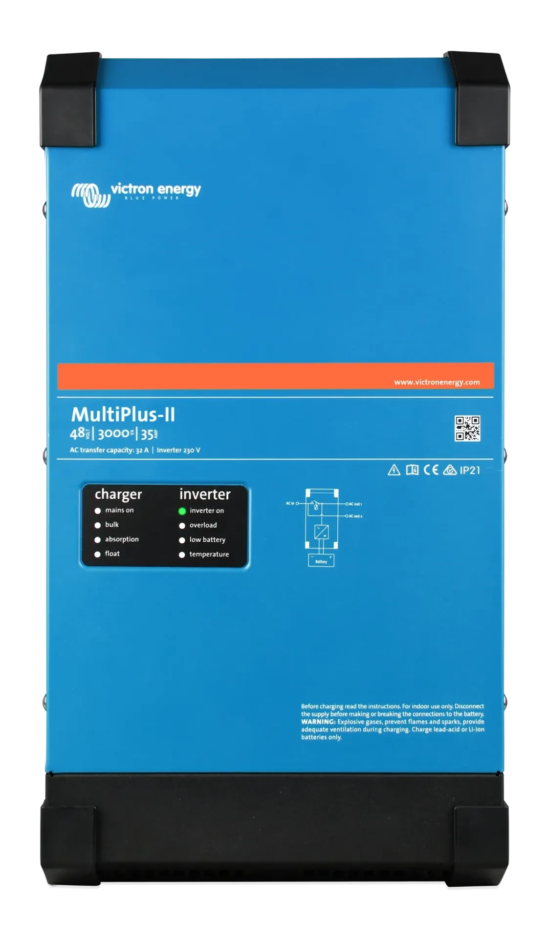 Victron MultiPlus-II 48/3000/35-50 120V PMP482305100 - Dansmart Elektrotech