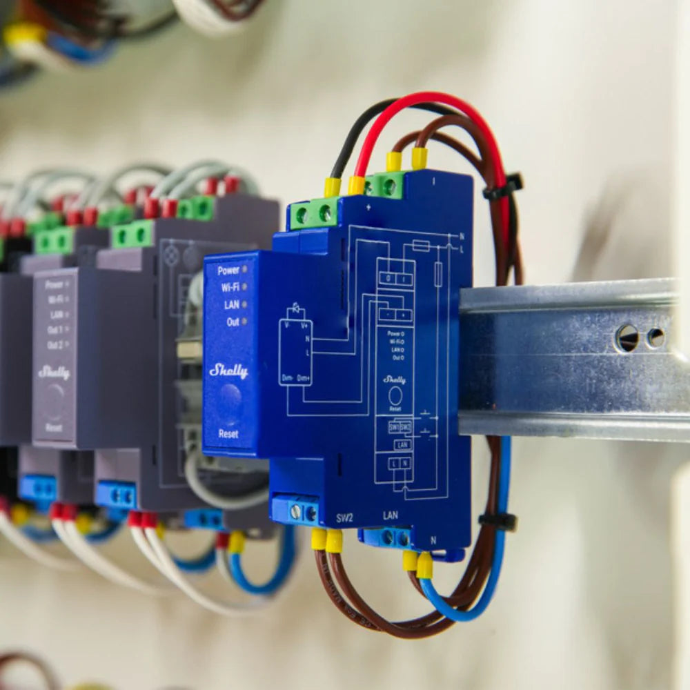 Shelly Pro Dimmer 0/1-10V PM - Dansmart Elektrotech