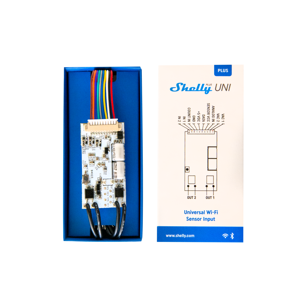 Shelly Plus Uni - Dansmart Elektrotech