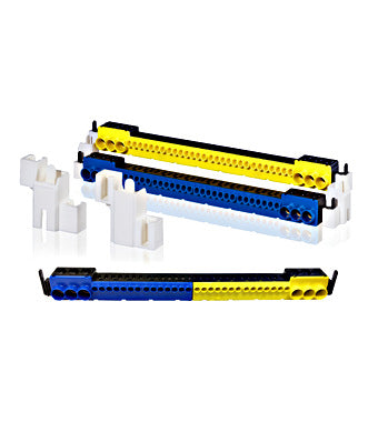 Surface-mounted distributor 1-row, 12TE, pure white, without door - Dansmart Elektrotech