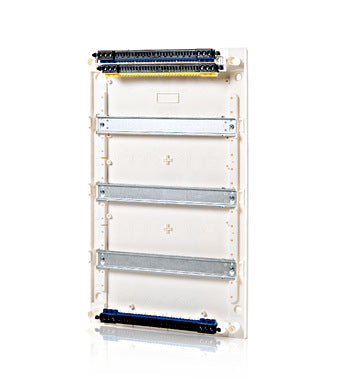 Wall-mounting distribution board, 3-row - 36MW, without door - Dansmart Elektrotech
