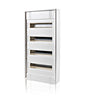 Surface-mounted distributor 4-row, 48TE, pure white, without door - Dansmart Elektrotech