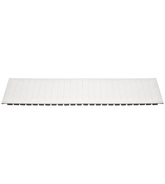Blind strips ribbed, 12TE, white - Dansmart Elektrotech