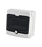 AP Apartment Distributor 1-Row, 8PT, IP65, Transparent Door - Dansmart Elektrotech