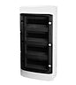 AP-Apartment distributor 4-row, 48TE, IP65, transparent door&nbsp; - Dansmart Elektrotech