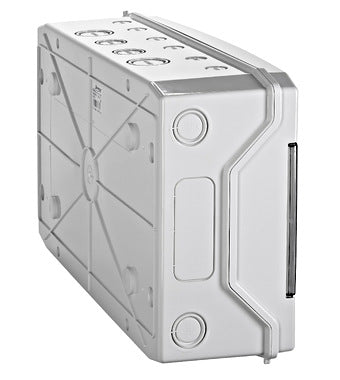 AP-Apartment distributor 1-row, 18TE, IP65, transparent door&nbsp; &nbsp; - Dansmart Elektrotech