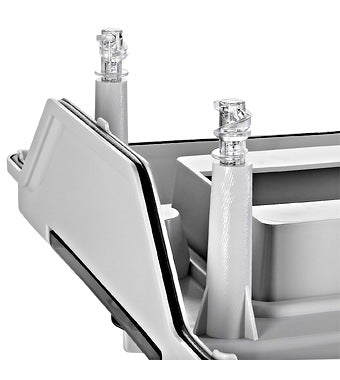 AP-Apartment distributor 1-row, 18TE, IP65, transparent door&nbsp; &nbsp; - Dansmart Elektrotech