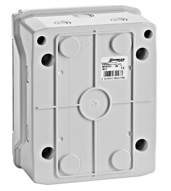 AP Apartment Distributor 1-row, 6TE, IP65, transparent door - Dansmart Elektrotech