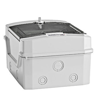AP Apartment Distributor 1-row, 6TE, IP65, transparent door - Dansmart Elektrotech