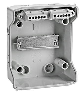 AP Apartment Distributor 1-row, 6TE, IP65, transparent door - Dansmart Elektrotech
