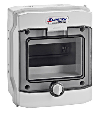AP Apartment Distributor 1-row, 6TE, IP65, transparent door - Dansmart Elektrotech