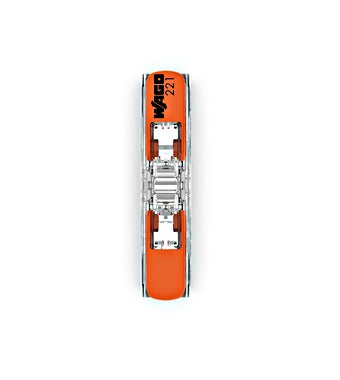 Through connector with lever, max 4mm2, 2 conductors - Dansmart Elektrotech