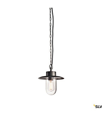 MOLAT E27 Outdoor Pende lamp, anthracite, max. 60W, IP44 - Dansmart Elektrotech