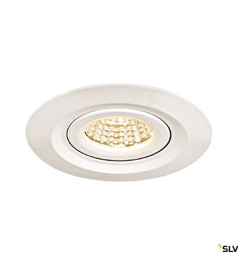 KINI LED Outdoor recessed ceiling light, 3000K, 60°, IP65 white - Dansmart Elektrotech