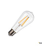 ST58 E27, LED lamp transparent 7,5W 2700K CRI90 320° - Dansmart Elektrotech