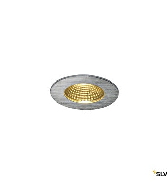 PATTA-I recessed ceiling light 9W, 3000K, 38°, round, alu b. - Dansmart Elektrotech