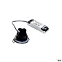 PATTA-F recessed ceiling lamp, 12W, 3000K, 38°, round, black - Dansmart Elektrotech