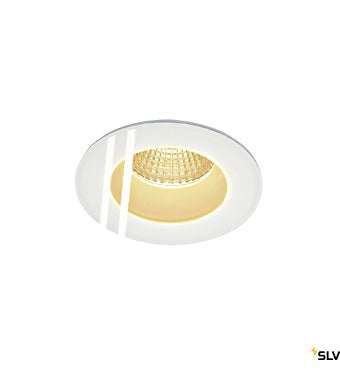 PATTA-F recessed ceiling lamp, 9W, 3000K, 38°, round, matt - Dansmart Elektrotech