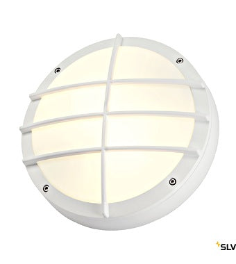 BULAN GRID wall lamp, E27, max. 2x25W, round, white - Dansmart Elektrotech