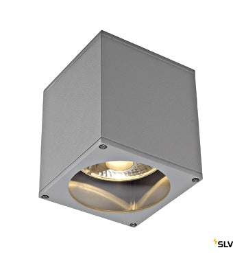 BIG THEO CEILING OUT, ES111, max. 75W, square, silver grey - Dansmart Elektrotech