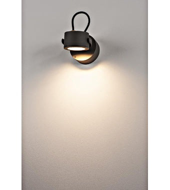 SITRA 360 WL wall lamp, GX53, max. 9W, IP44, anthracite - Dansmart Elektrotech