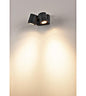 NEW MYRA WALL SPOT Wall Lamp, 2xGU10, IP55, anthracite - Dansmart Elektrotech