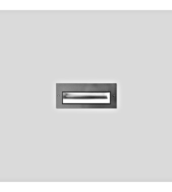 BEGA 24063AK3 Wall recessed light, silver - Dansmart Elektrotech