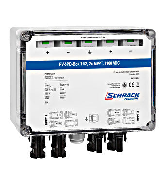 PV-SPD-Box T1/2, 2x MPPT, 1100VDC, MC4 connection - Dansmart Elektrotech
