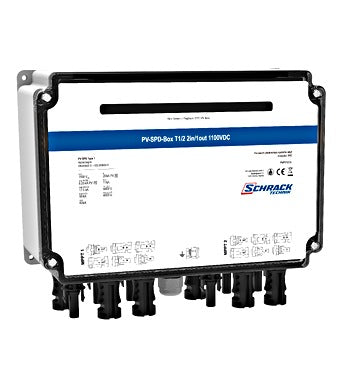 PV-SPD-Box T1/2, 2xIn/1xOut, 2x MPPT, 1100VDC, MC4 connector - Dansmart Elektrotech