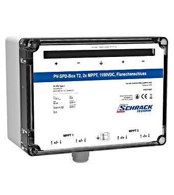 PV-SPD-Box T2, 2x MPPT, 1100VDC, flange connection - Dansmart Elektrotech
