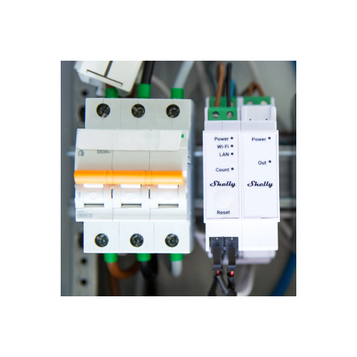 Shelly Pro 3EM Switch Add-on - Dansmart Elektrotech